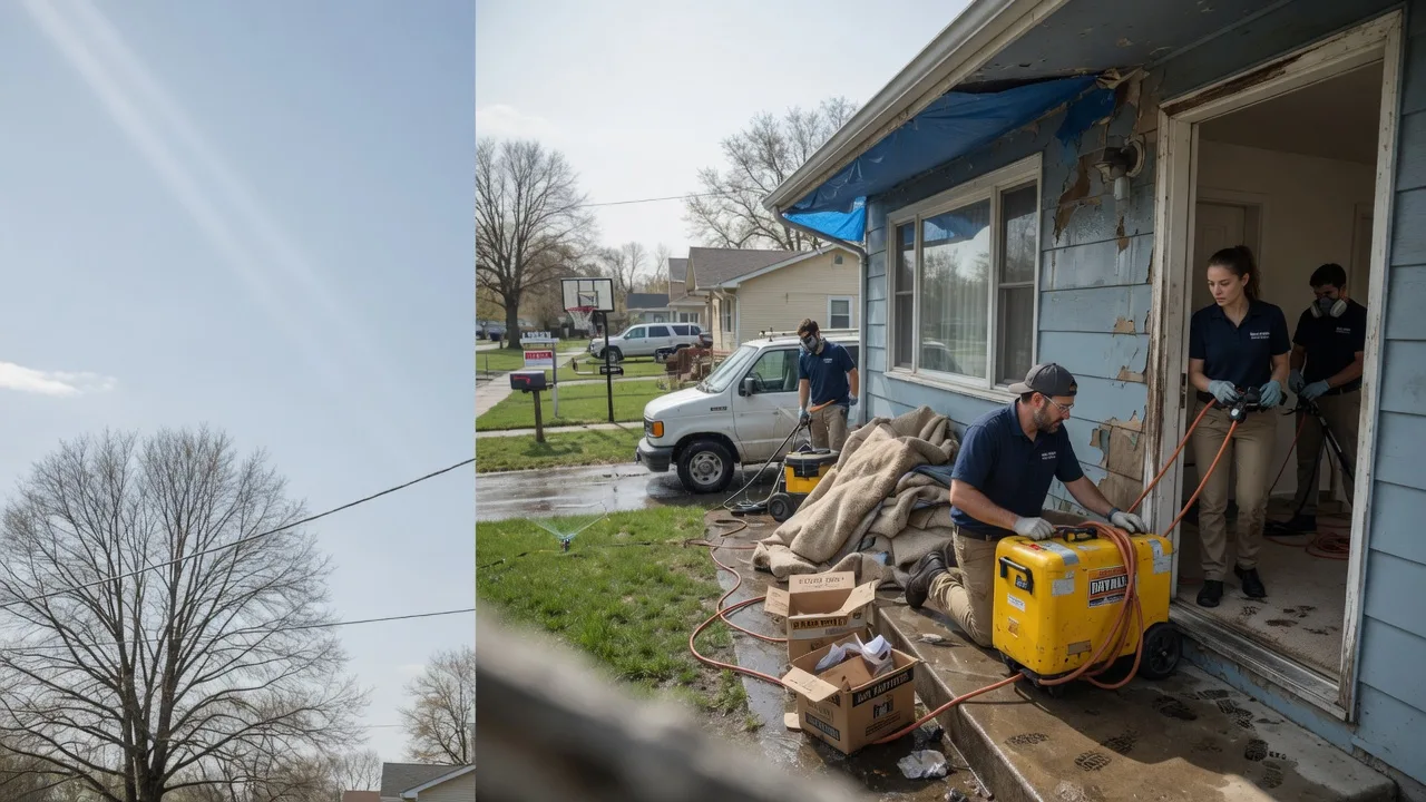 Basement Flood Cleanup in Norris City, IL near me